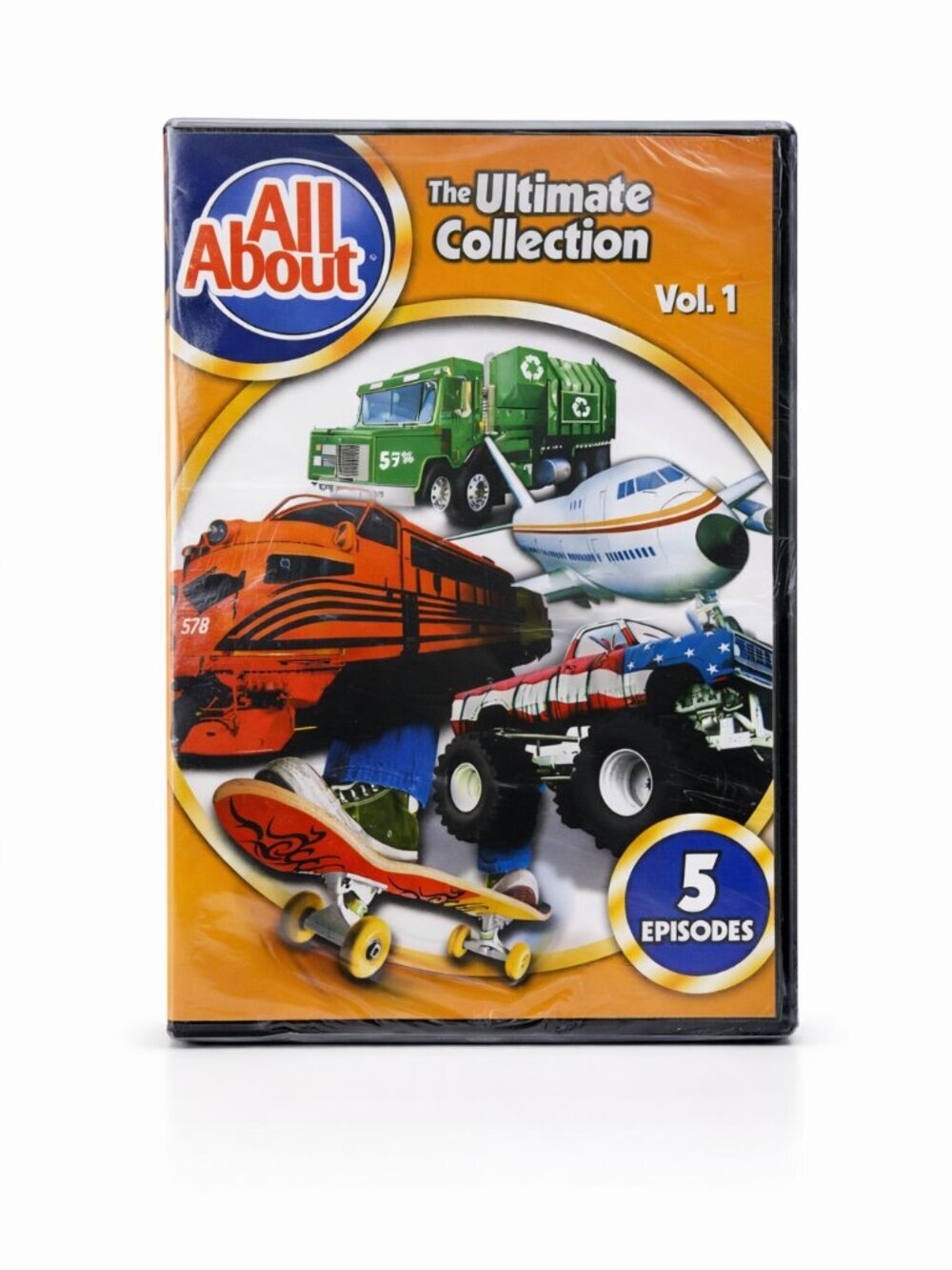 All About The Ultimate Collection Vol 1 DVD 5 Episodes Kids Educational Vehicles